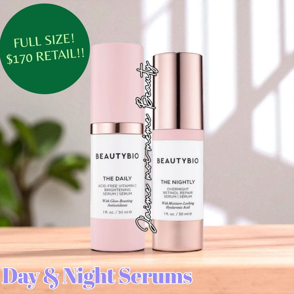 Beauty Bio Daily Vitamin C And Nightly Retinol Serums ANTI AGING SET